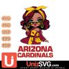 Arizona Cardinals Fan Girl Black Disney