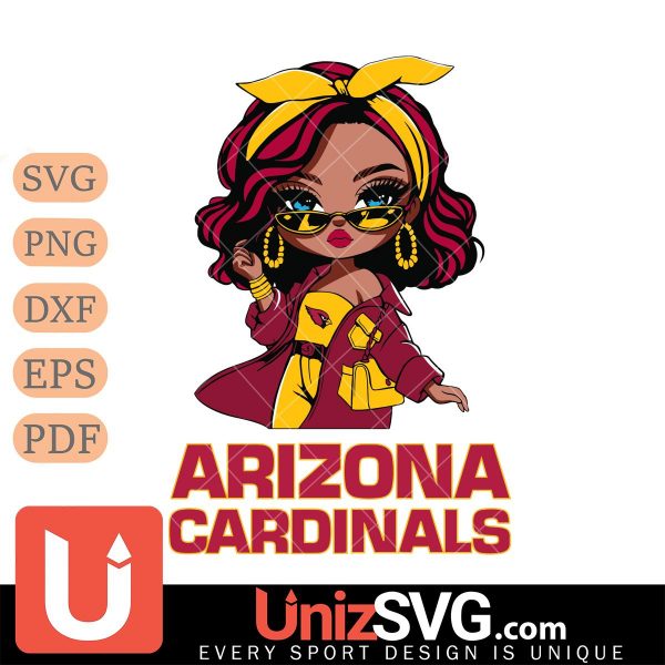 Arizona Cardinals Fan Girl Black Disney