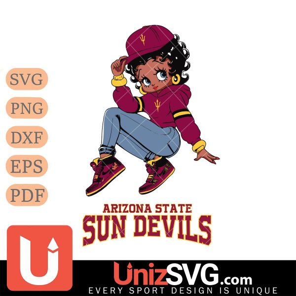 Arizona State Sun Devils Betty Boop Stunning