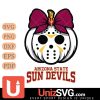 Arizona State Sun Devils Hello Kitty Jason Voorhees pumpkin Horror