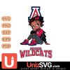 Arizona Wildcats Betty Boop Black