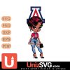 Arizona Wildcats Black Fan Girl