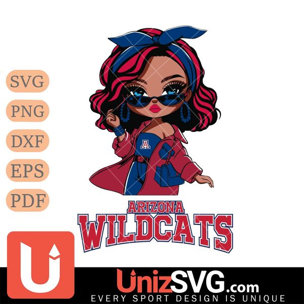 Arizona Wildcats Fan Girl Black Disney