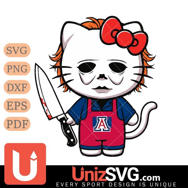 Arizona Wildcats Hello Kitty Michael Myers Horror