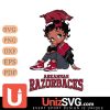 Arkansas Razorbacks Betty Boop Black