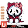 Arkansas Razorbacks Hello Kitty GhostFace Horror