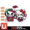 Arkansas Razorbacks Hello Kitty Joker x Harley Quinn Horror