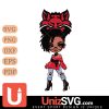 Arkansas State Red Wolves Betty Boop Fan Girl black