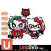 Arkansas State Red Wolves Hello Kitty Joker x Harley Quinn Horror