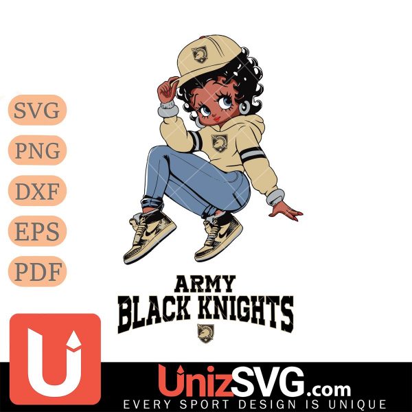 Army Black Knights Betty Boop Stunning