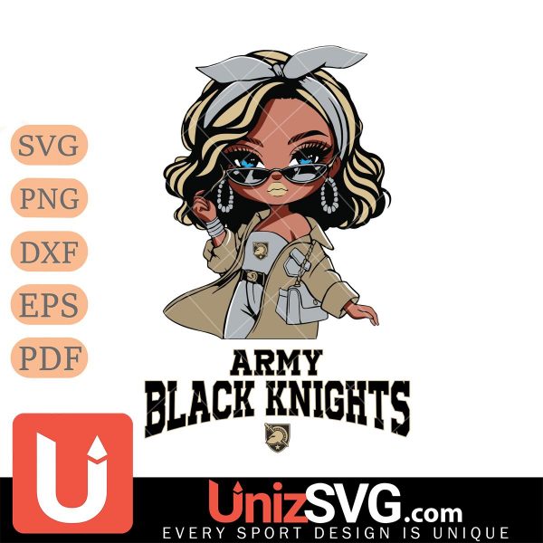 Army Black Knights Fan Girl Black Disney