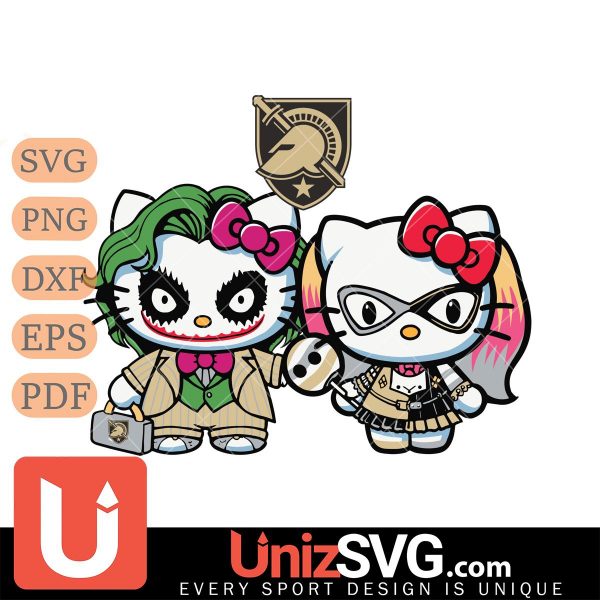 Army Black Knights Hello Kitty Joker x Harley Quinn Horror