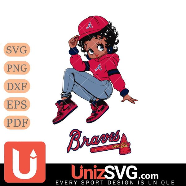 Atlanta Braves Betty Boop Stunning