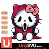 Atlanta Braves Hello Kitty GhostFace Horror