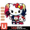 Atlanta Braves Hello Kitty Harley Quinn Horror