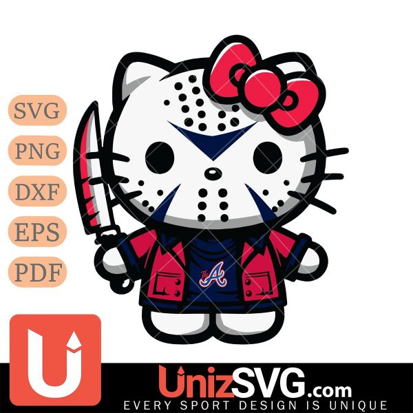 Atlanta Braves Hello Kitty Jason Voorhees Horror