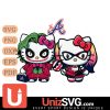 Atlanta Braves Hello Kitty Joker x Harley Quinn Horror