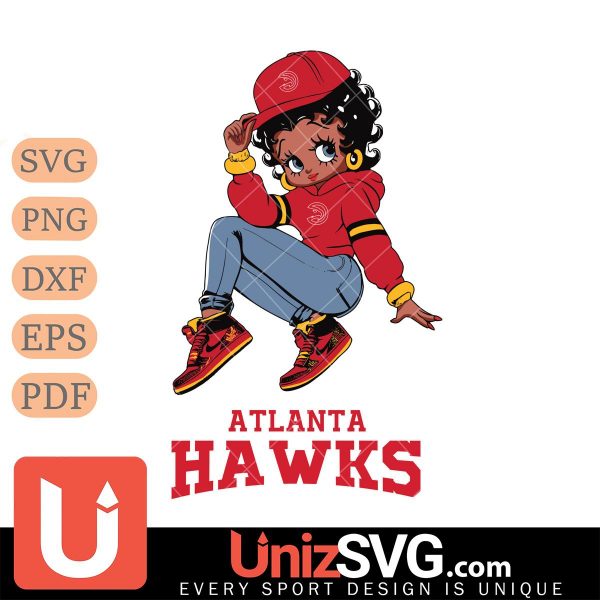 Atlanta Hawks Betty Boop Stunning