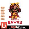 Atlanta Hawks Fan Girl Black Disney