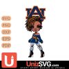 Auburn Tigers Betty Boop Fan Girl black