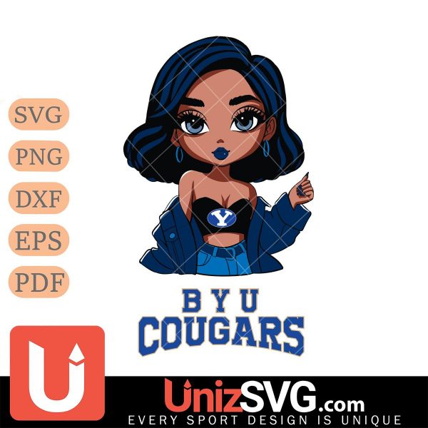 BYU Cougars Fan Girl Pretty