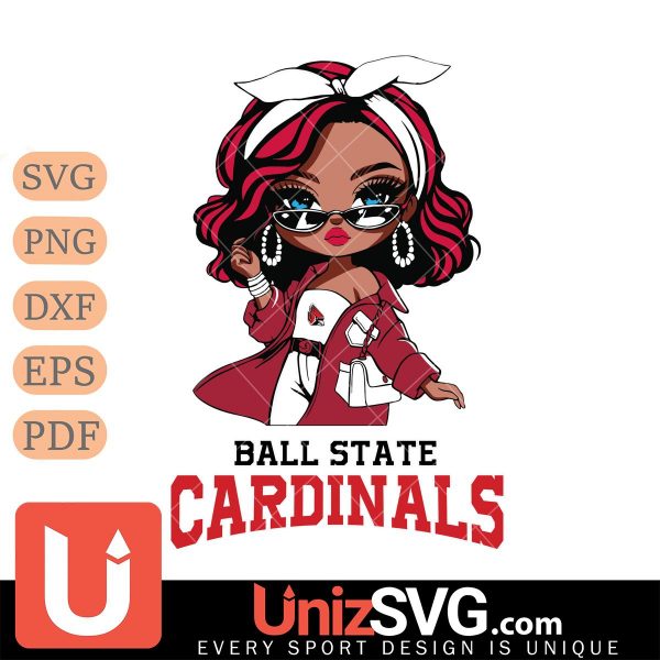 Ball State Cardinals Fan Girl Black Disney