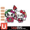 Ball State Cardinals Hello Kitty Joker x Harley Quinn Horror