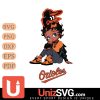 Baltimore Orioles Betty Boop Black