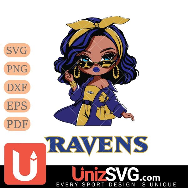 Baltimore Ravens Fan Girl Black Disney