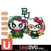 Baylor Bears Hello Kitty Joker x Harley Quinn Horror