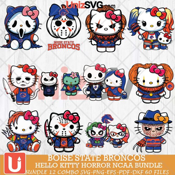 Boise State Broncos Hello Kitty Horror NCAA bundle 12