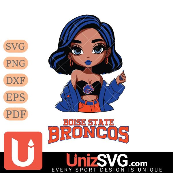 Boise State Broncos Fan Girl Pretty