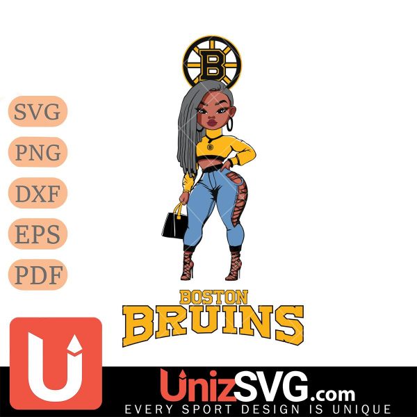 Boston Bruins Fan Girl Black