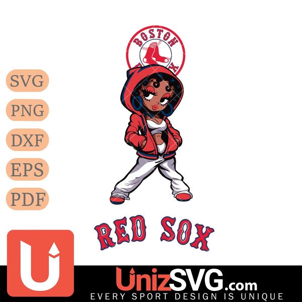 Boston Red Sox Betty Boop Fan Girl