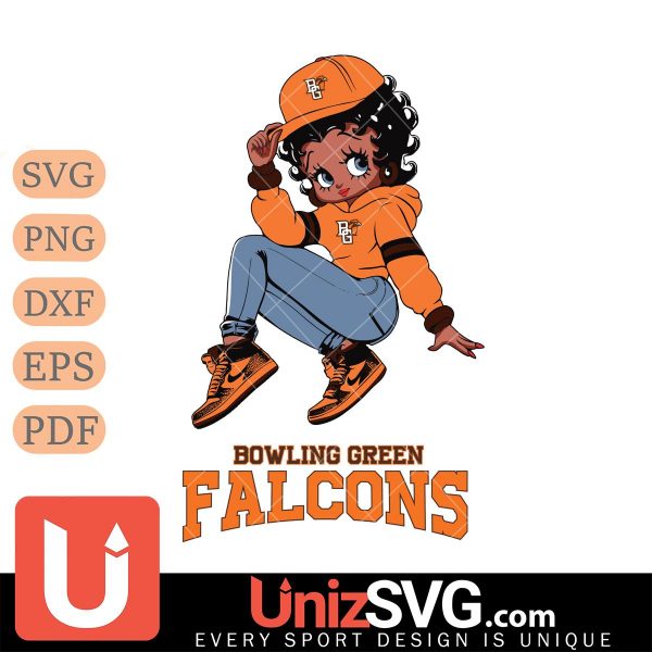 Bowling Green Falcons Betty Boop Stunning