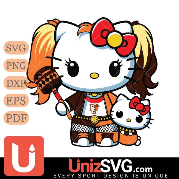 Bowling Green Falcons Hello Kitty Harley Quinn Horror