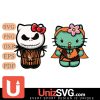 Bowling Green Falcons Hello Kitty Jack Skellington & Sally Horror