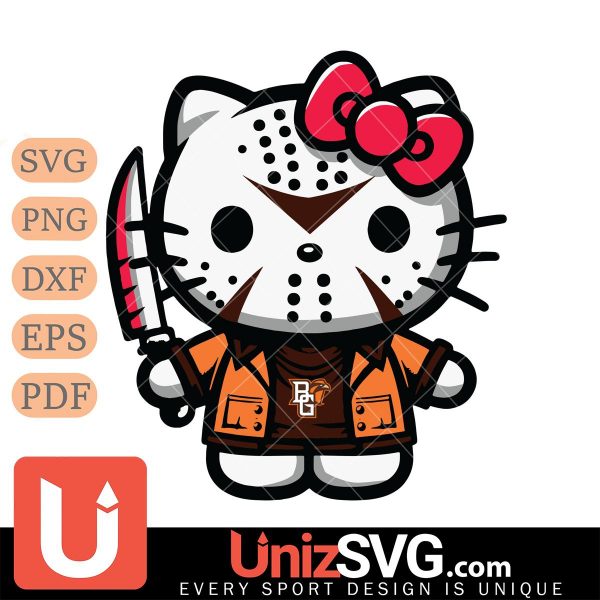 Bowling Green Falcons Hello Kitty Jason Voorhees Horror