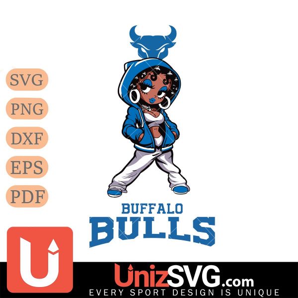 Buffalo Bulls Betty Boop Fan Girl