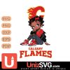 Calgary Flames Betty Boop Black