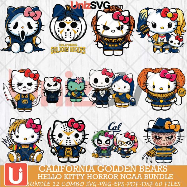 California Golden Bears Hello Kitty Horror NCAA bundle 12