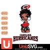 Carolina Hurricanes Betty Boop Black Fan Girl