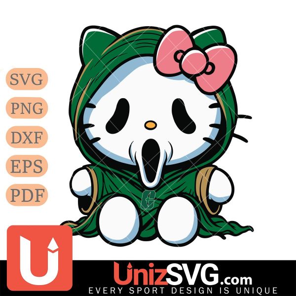 Charlotte 49ers Hello Kitty GhostFace Horror