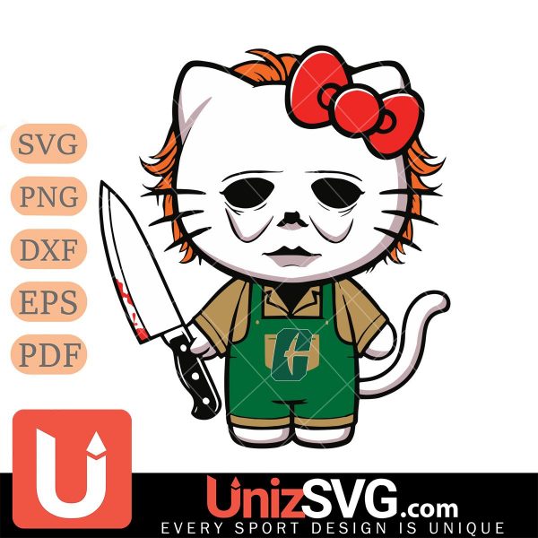 Charlotte 49ers Hello Kitty Michael Myers Horror