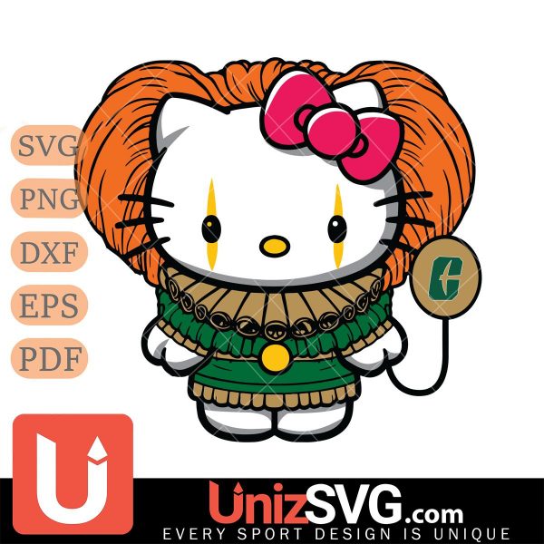 Charlotte 49ers Hello Kitty Pennywise Horror