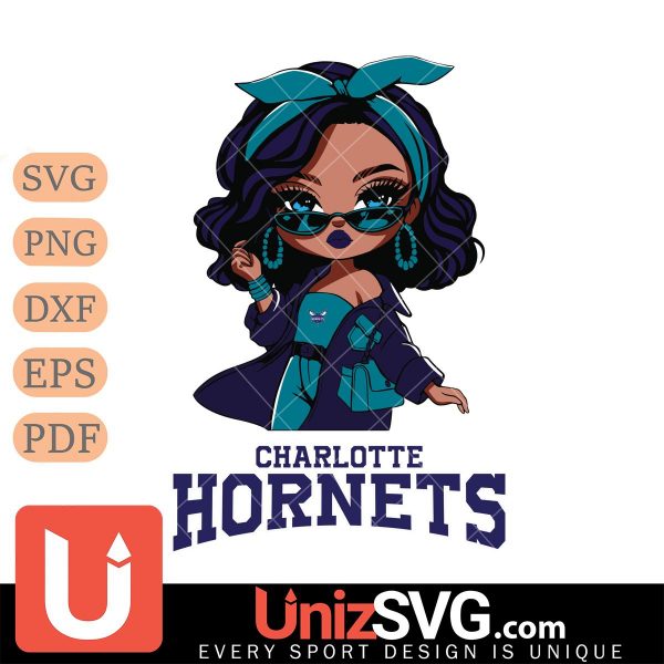 Charlotte Hornets Fan Girl Black Disney