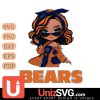 Chicago Bears Fan Girl Black Disney