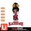 Chicago Blackhawks Betty Boop Black Fan Girl