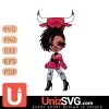 Chicago Bulls Betty Boop Fan Girl black