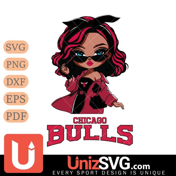 Chicago Bulls Fan Girl Black Disney